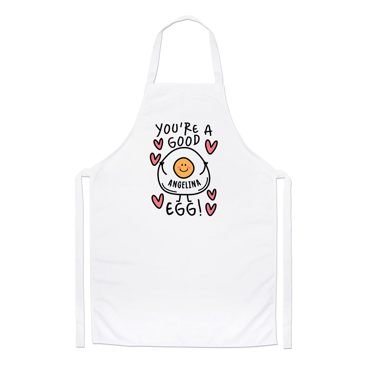 Personalised You're A Good Egg Chefs Apron