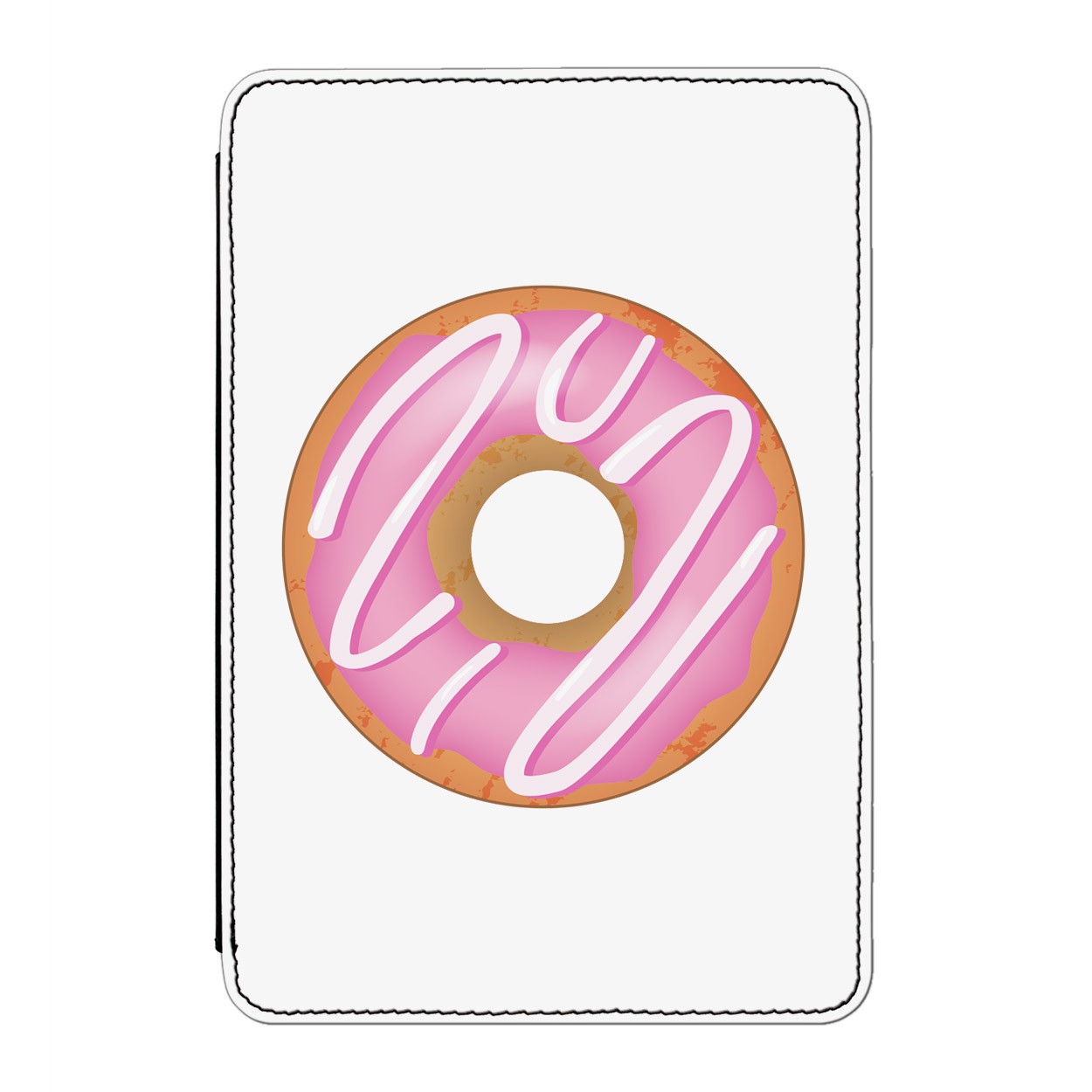 Pink Strawberry Glazed Doughnut Case Cover for iPad Mini 4