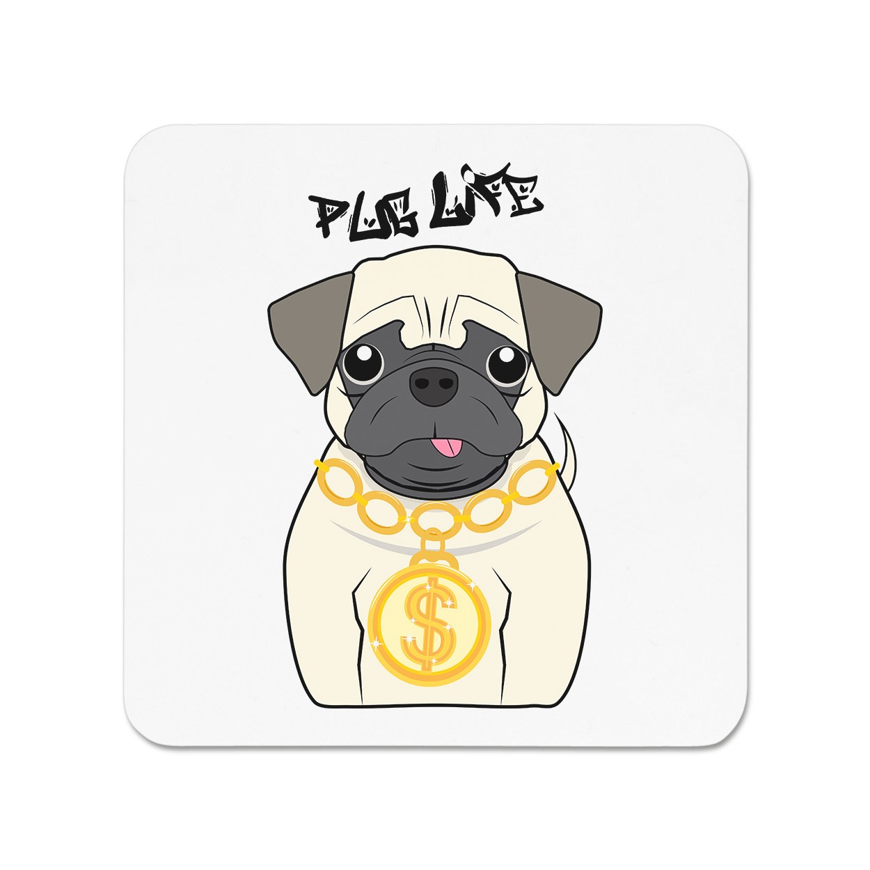 Pug Life Dog Fridge Magnet
