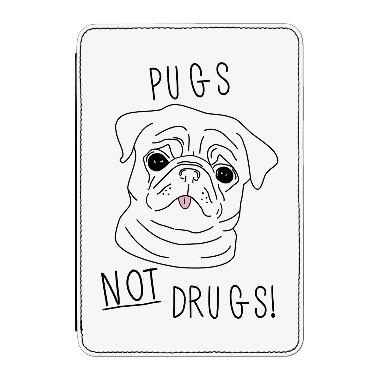 Pugs Not Drugs Case Cover for iPad Mini 1 2 3
