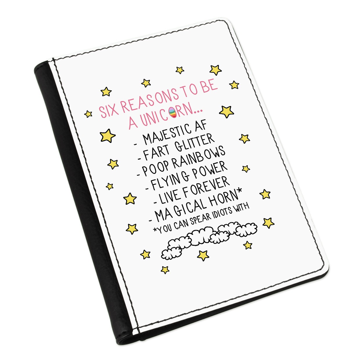 Reasons To Be A Unicorn Passport Holder Cover