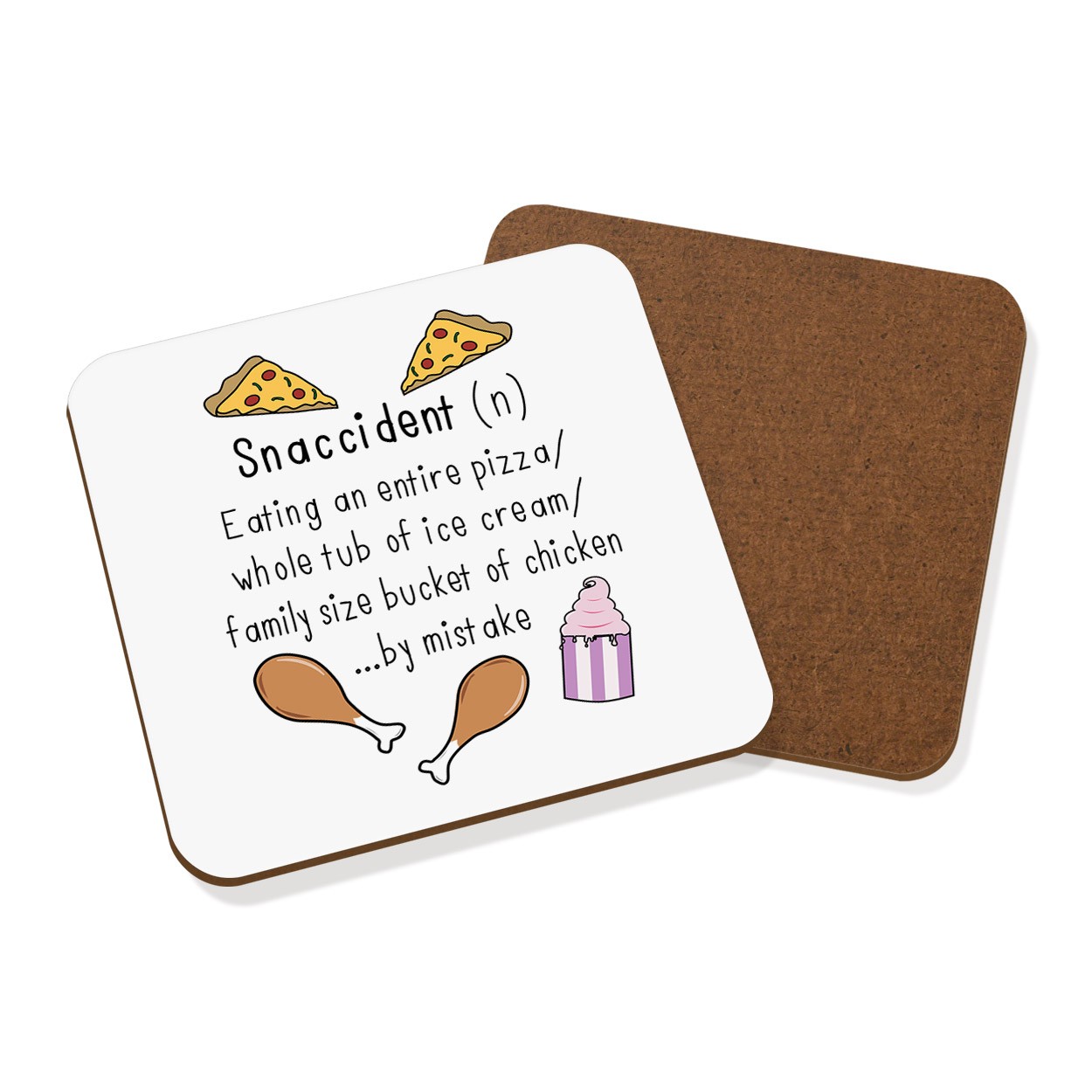 Snaccident Definition Coaster Drinks Mat