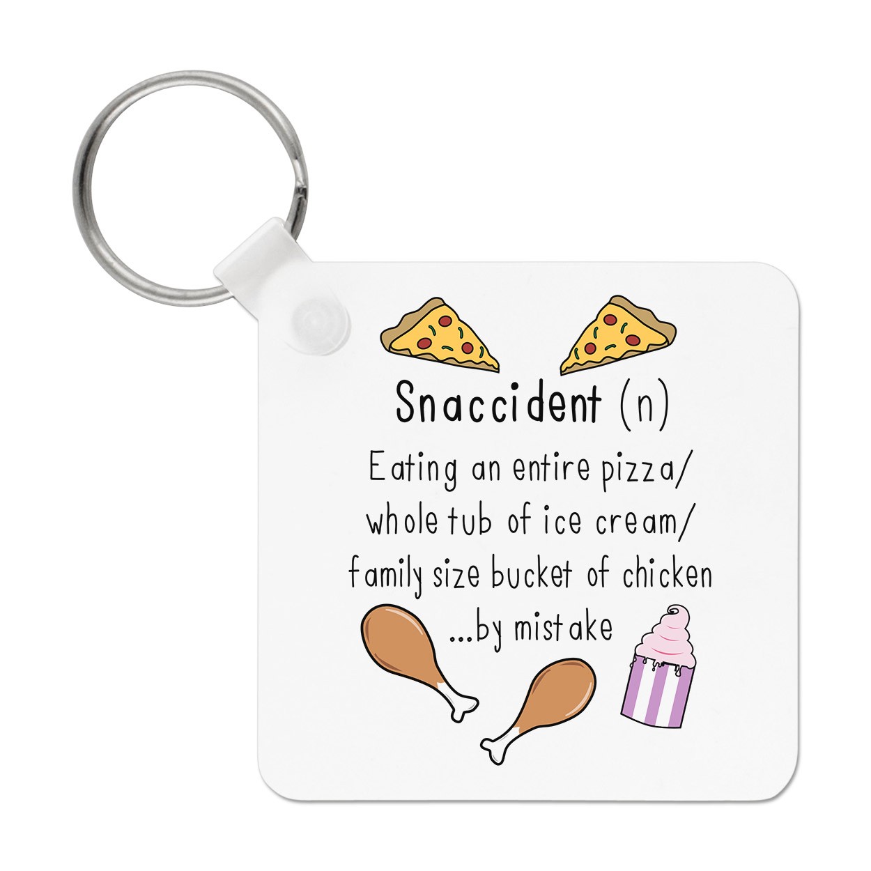 Snaccident Definition Keyring Key Chain