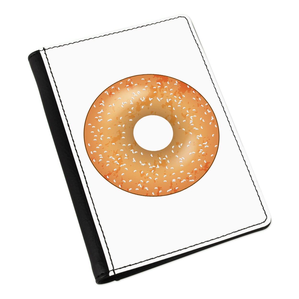 Sprinkled Glazed Doughnut Donut Passport Holder Cover