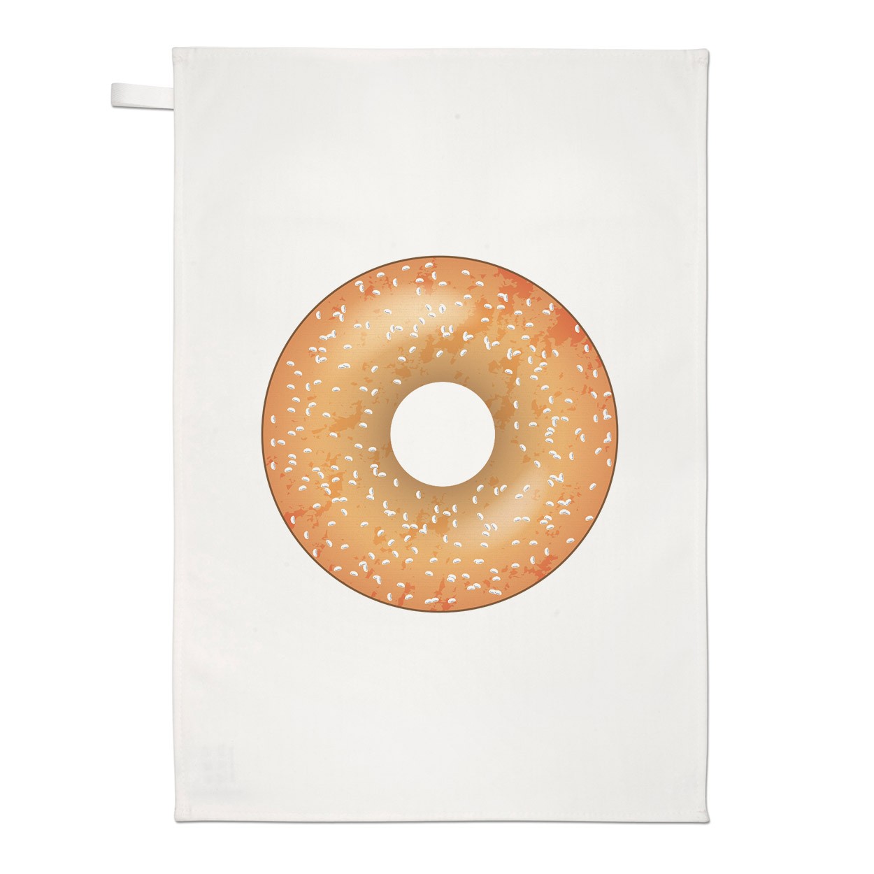 Sprinkled Glazed Doughnut Donut Tea Towel Dish Cloth