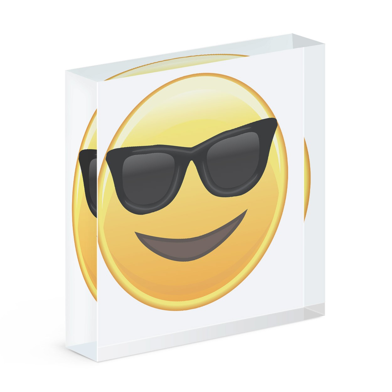 Sunglasses Emoji Acrylic Block
