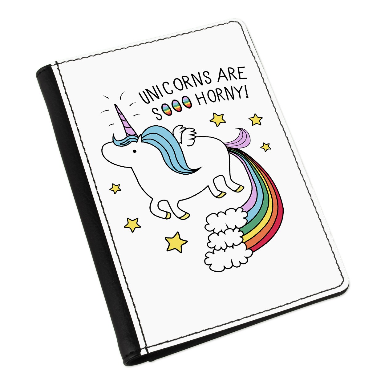 Unicorns Are Sooo Horny Passport Holder Cover