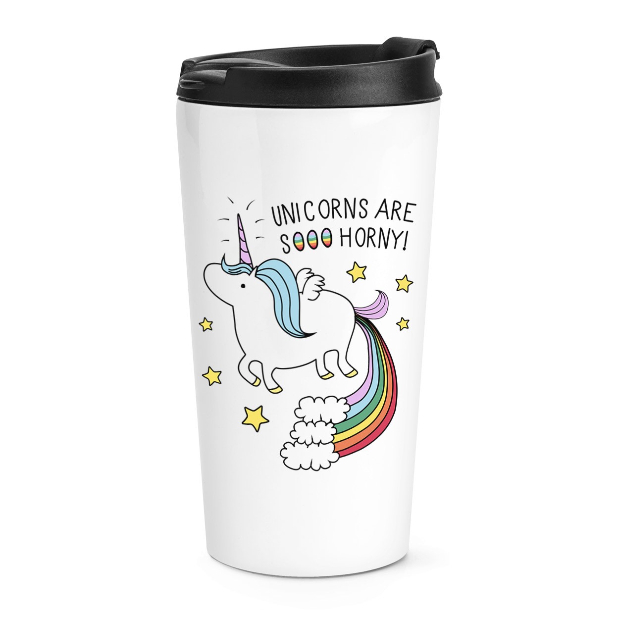 Unicorns Are Sooo Horny Travel Mug Cup