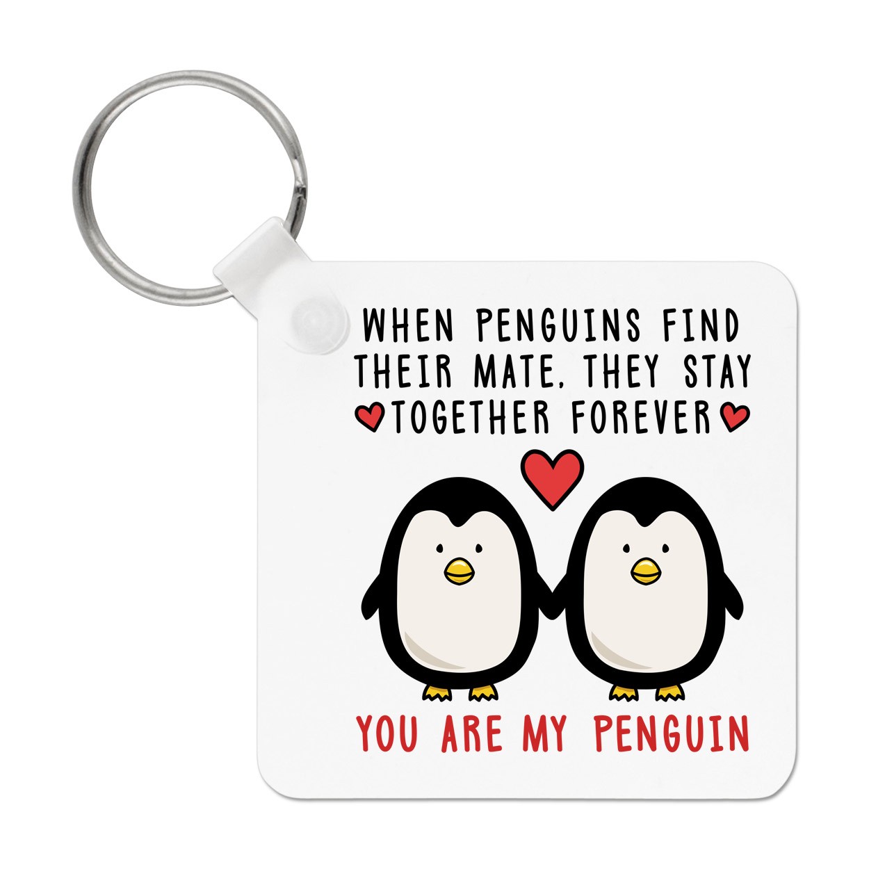 You Are My Penguin Love Keyring Key Chain
