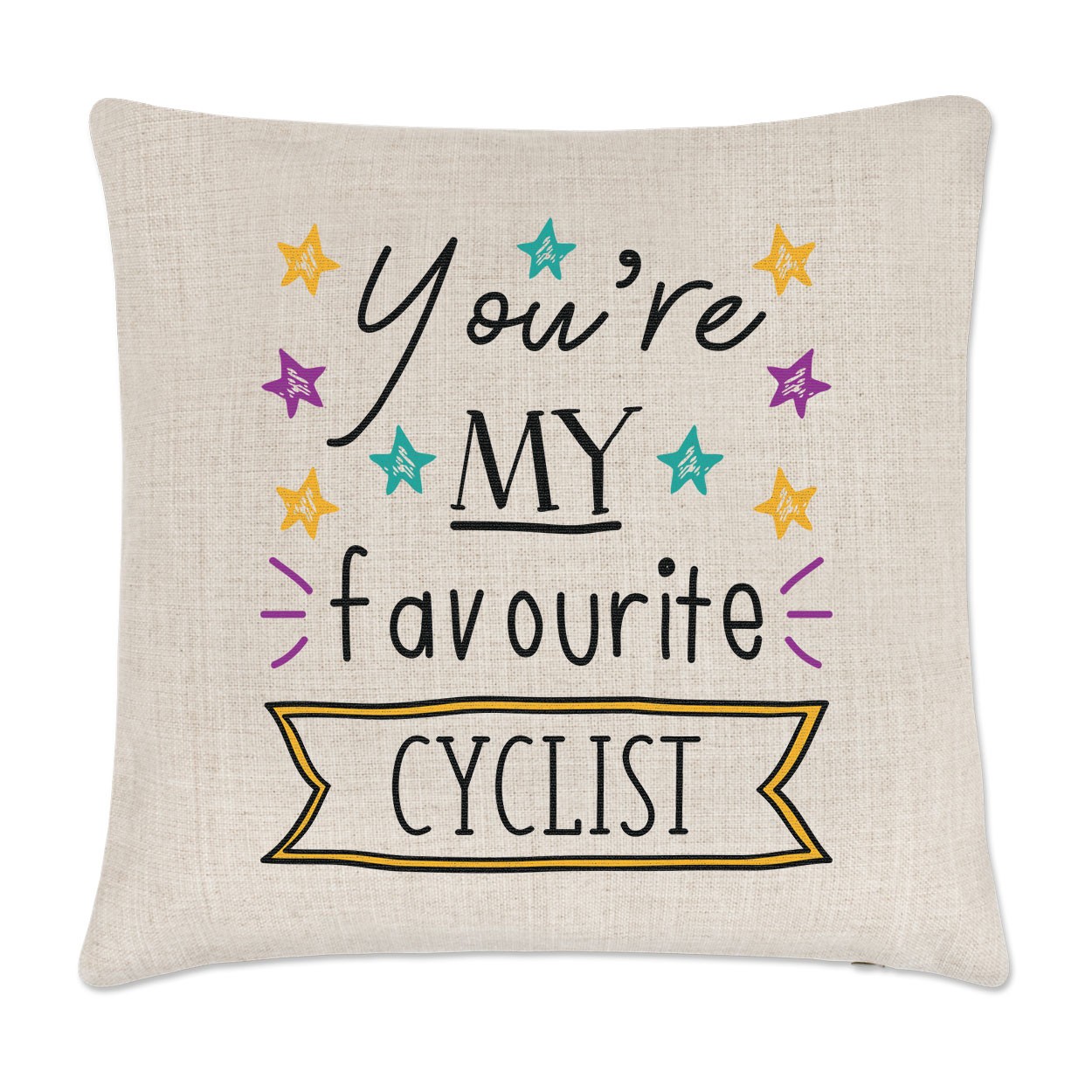 You're My Favourite Cyclist Stars Cushion Cover