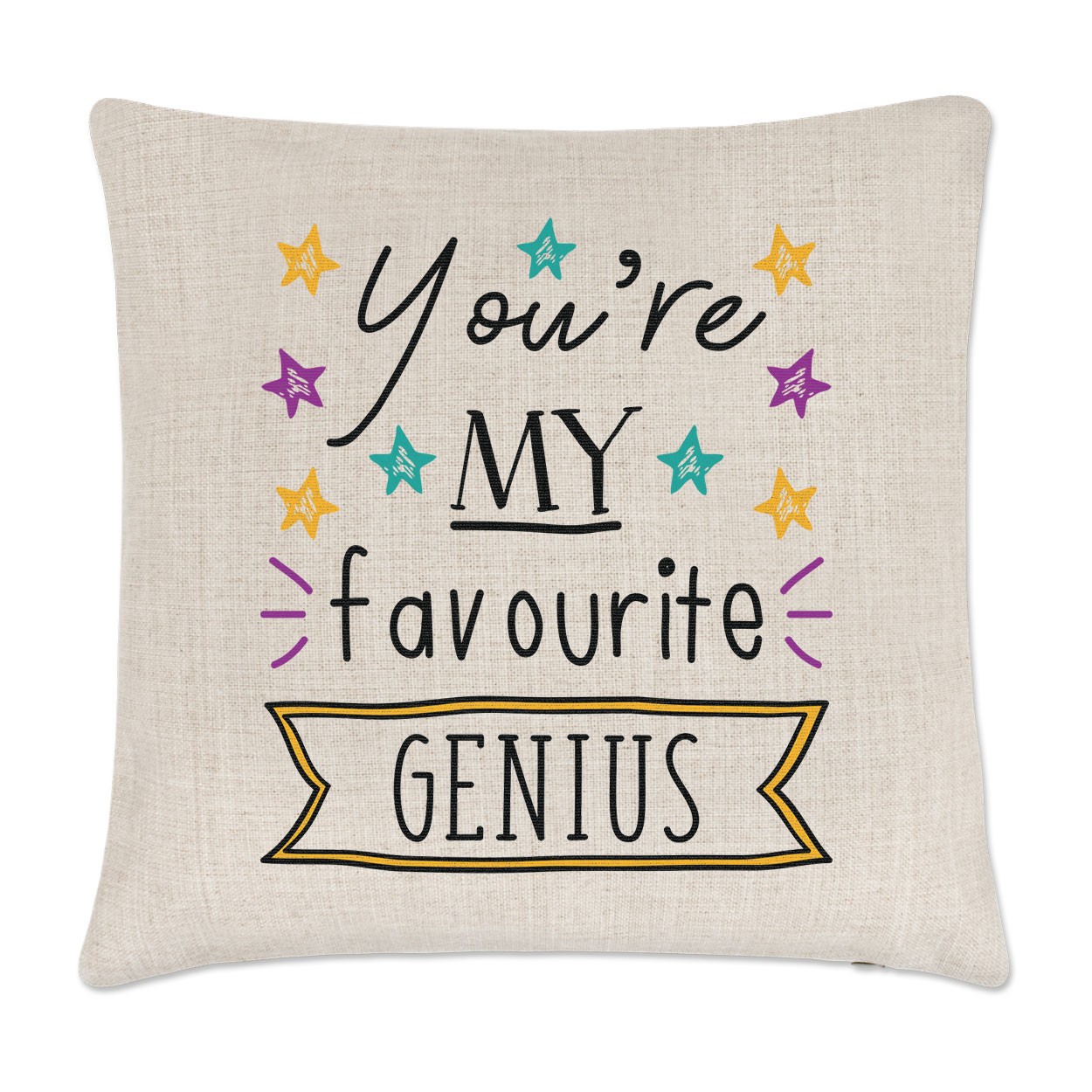 You're My Favourite Genius Stars Cushion Cover