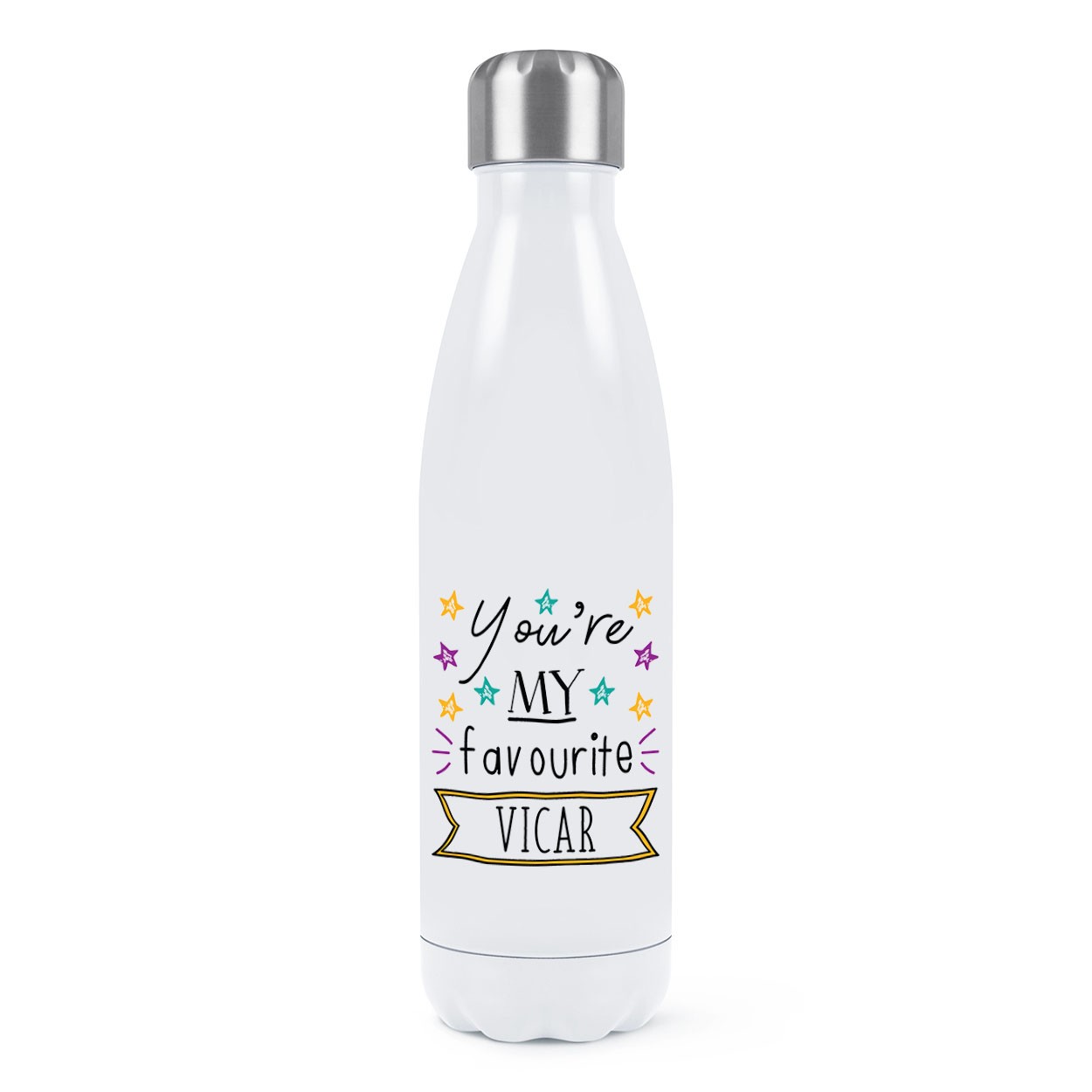 You're My Favourite Vicar Stars Double Wall Water Bottle