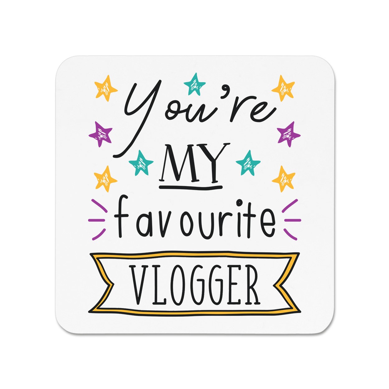 You're My Favourite Vlogger Stars Fridge Magnet
