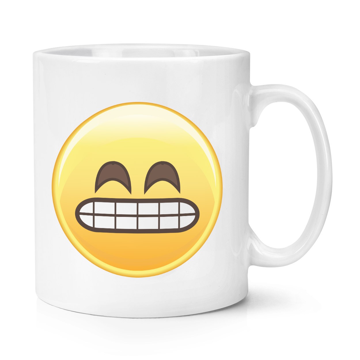 Awkward Teeth Face Emoji 10oz Mug Cup