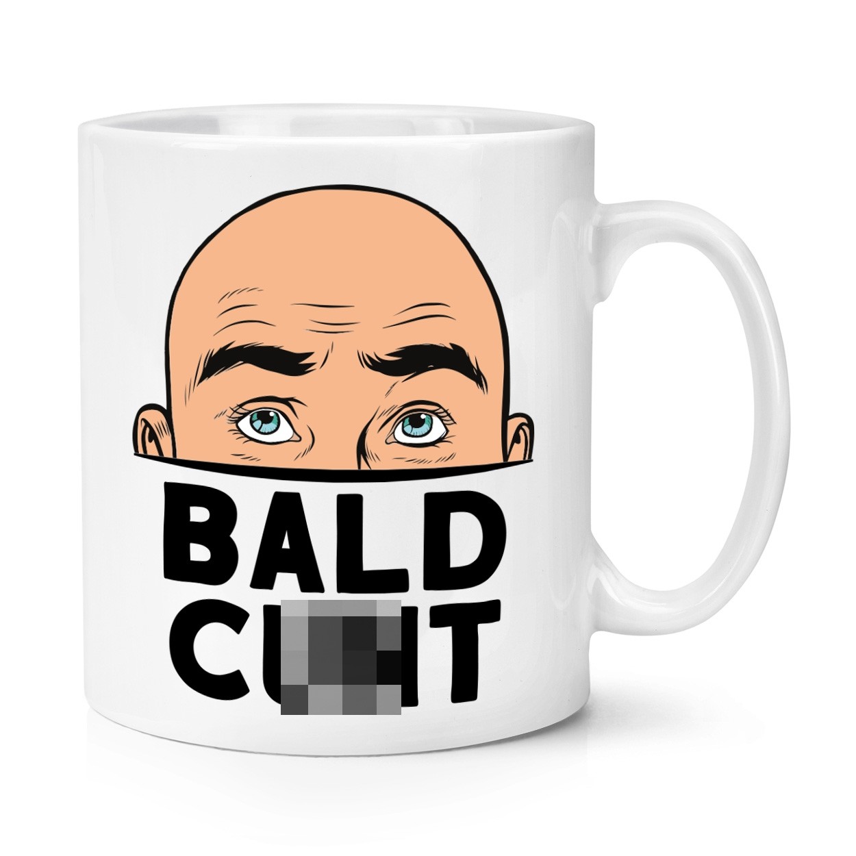 Bald C*nt 10oz Mug Cup Funny Grandad Dad Uncle Old Joke Rude Birthday Baldi OAP