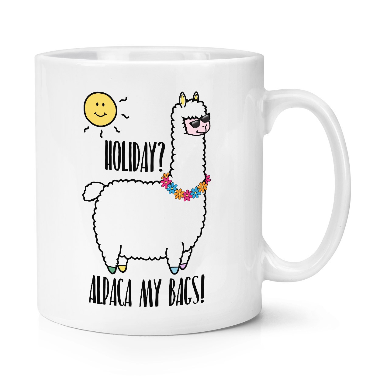 Holiday Alpaca My Bags 10oz Mug Cup