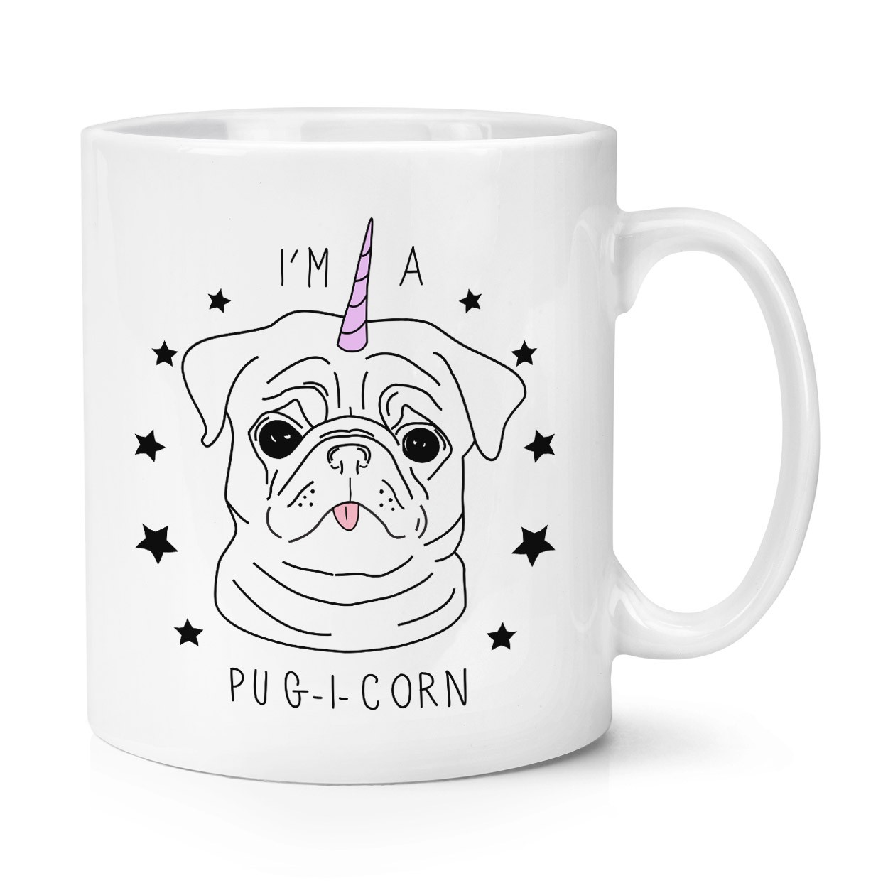 I'm A Pugicorn Stars 10oz Mug Cup