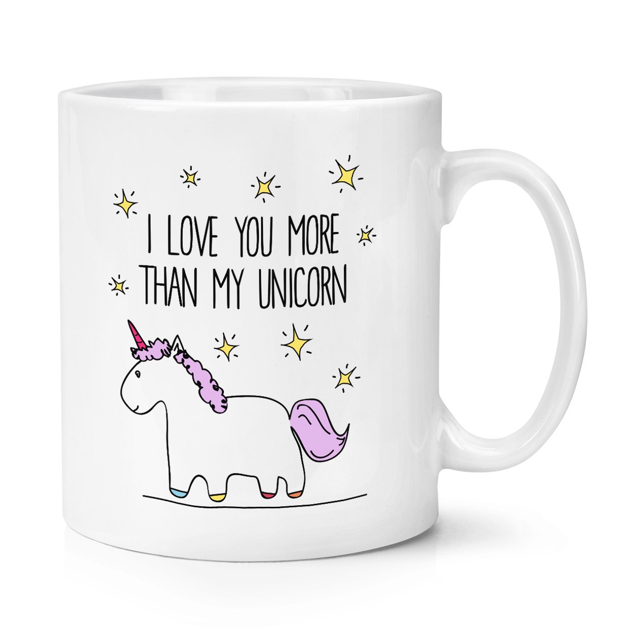 Lila I Love You More Than My Unicorn 10oz Mug Cup