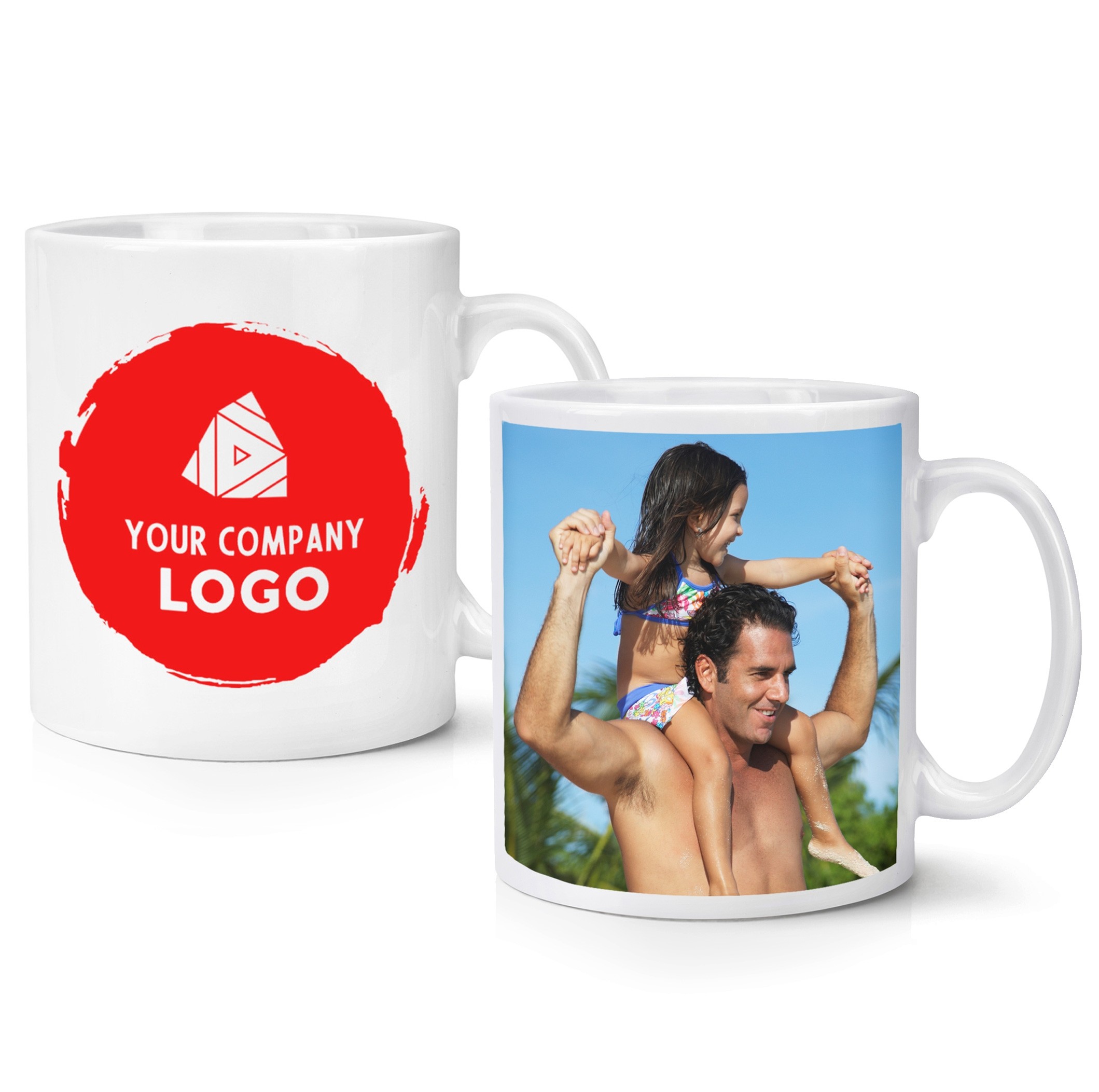 Personalised Custom Photo Company Logo 10oz Mug Cup
