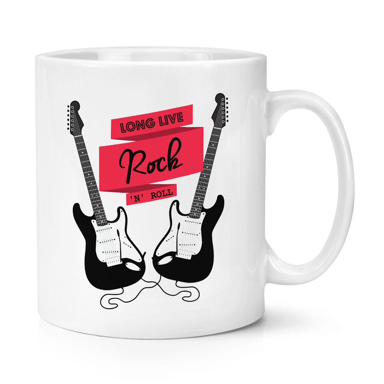Long Live Rock N Roll Electric Guitar 10oz Mug Cup