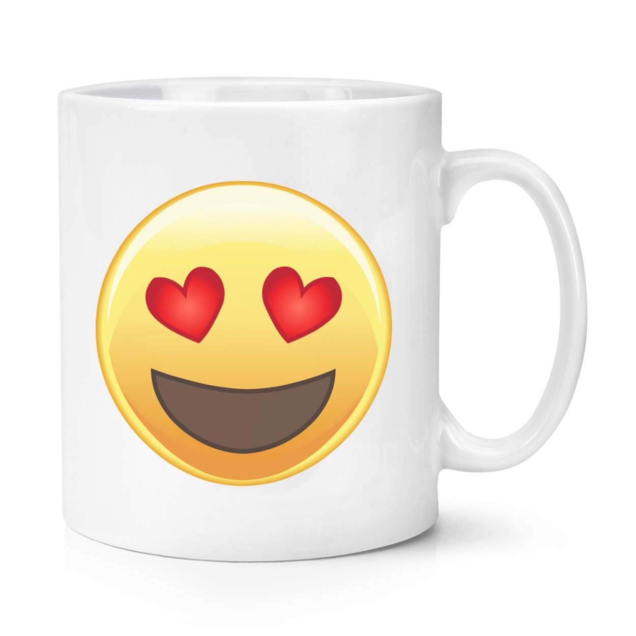 Love Heart Eyed Emoji 10oz Mug Cup