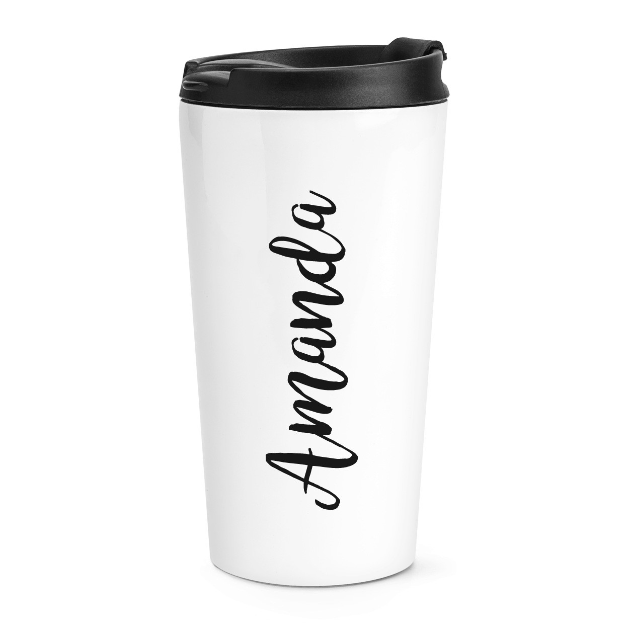 Personalised Custom Initials Name Landscape Travel Mug Cup