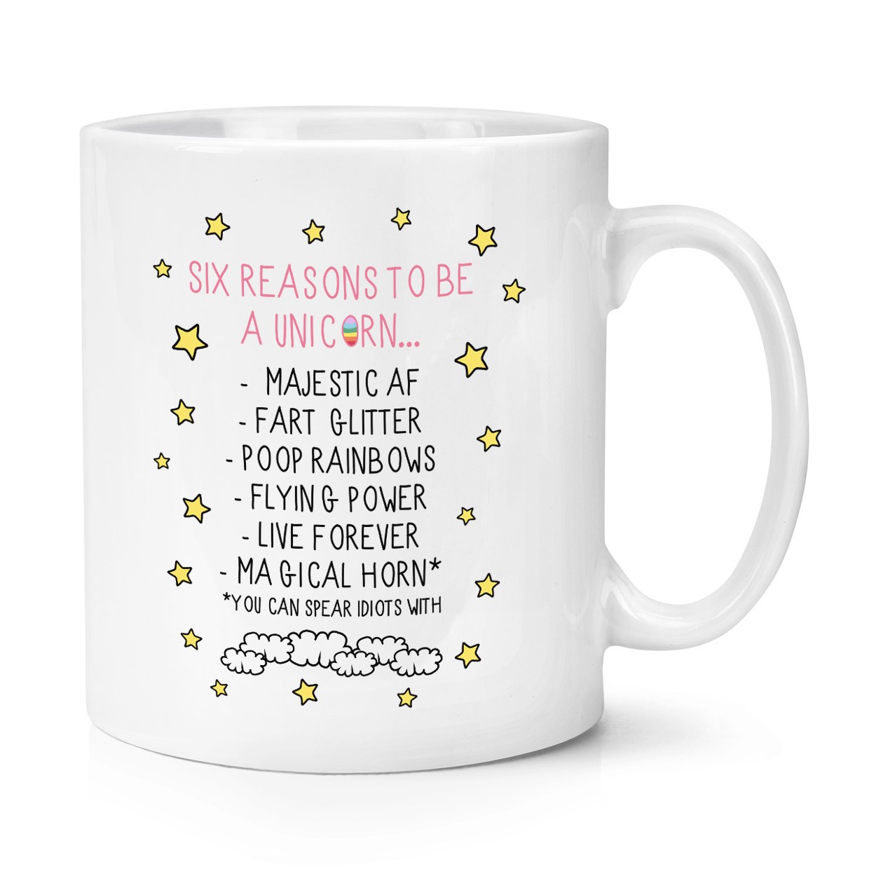 Reasons To Be A Unicorn 10oz Mug Cup