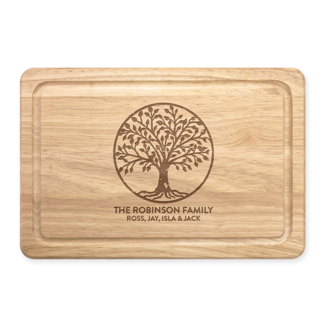 Personalised Tree Of Life Family Tree Rectangular Wooden Chopping Board Charcuterie Cheese Meat Serving Board Christmas Custom