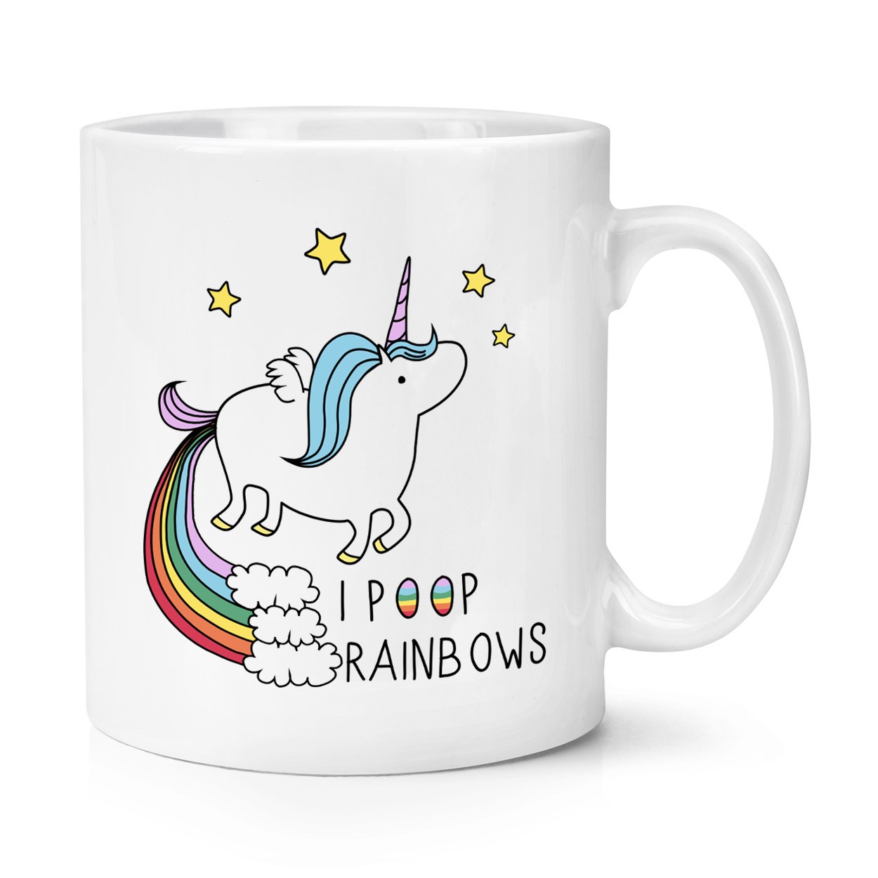 Unicorn I Poop Rainbows Mug Cup
