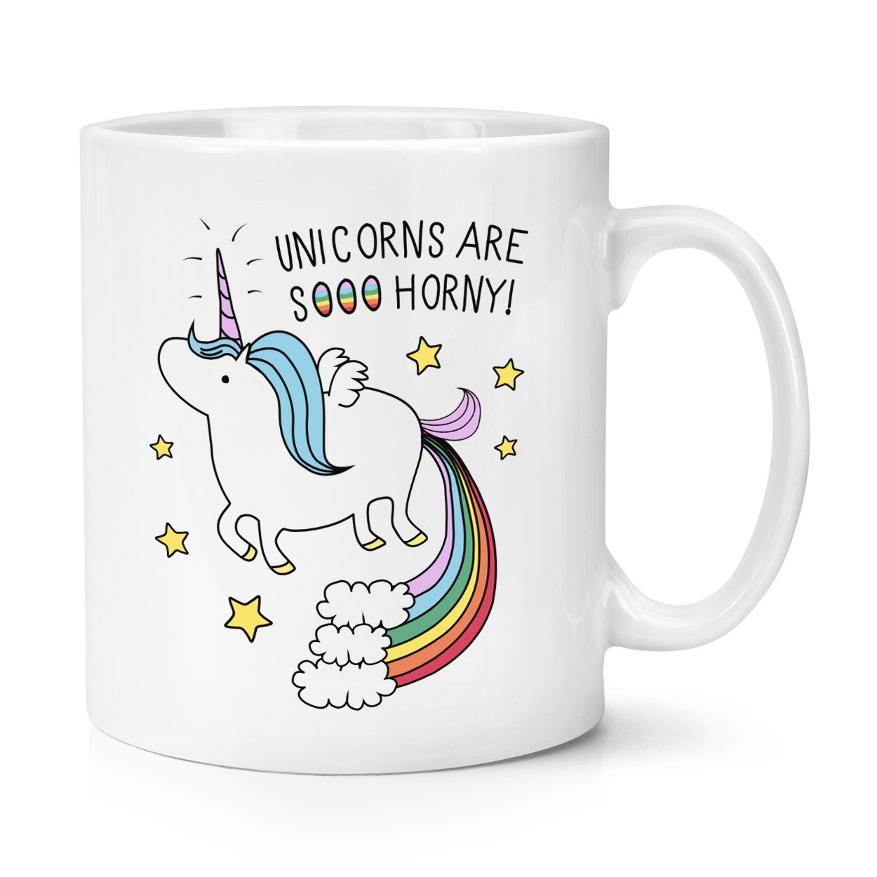 Unicorns Are Sooo Horny 10oz Mug Cup
