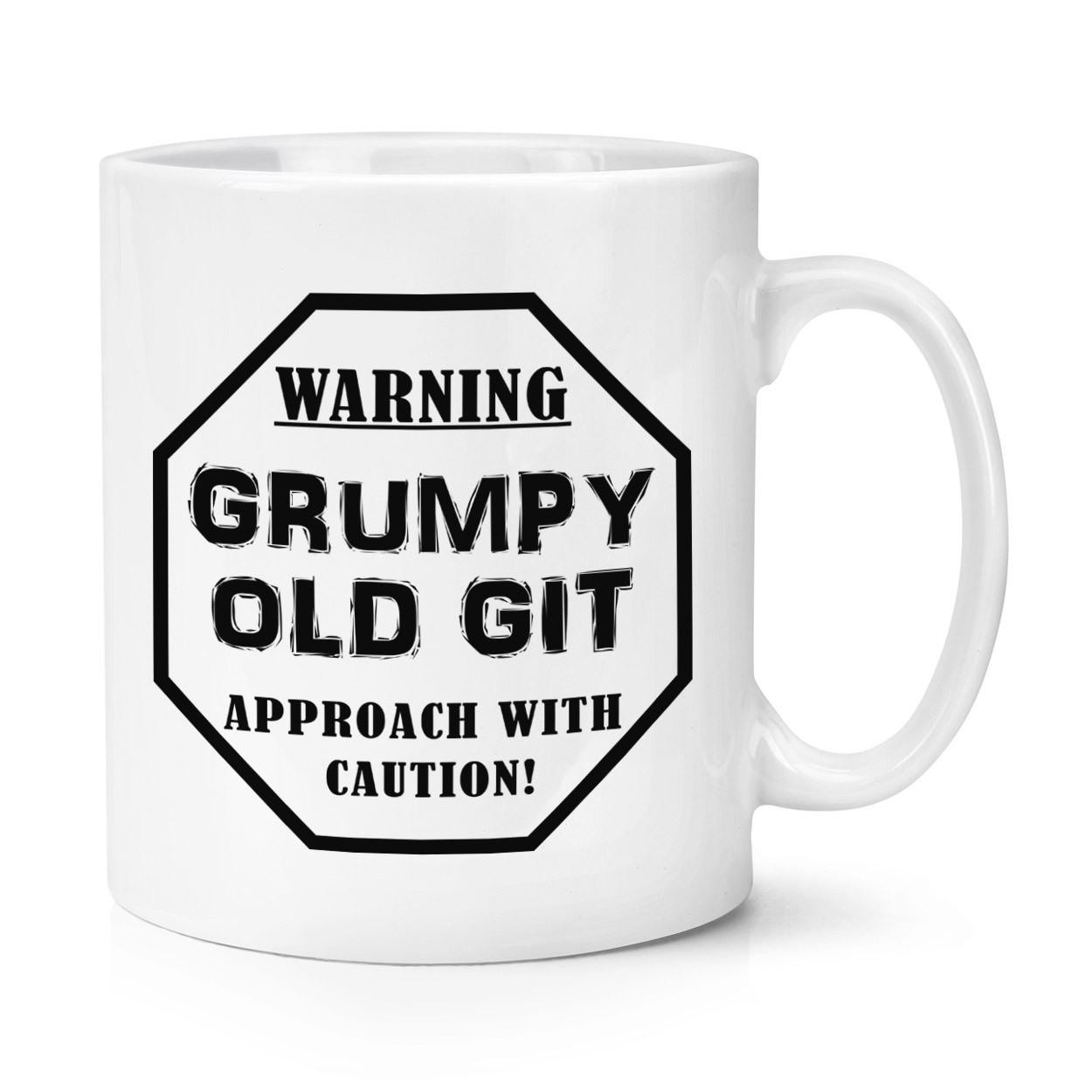 Warning Grumpy Old Git 10oz Mug Cup