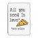 All You Need Is Love And Pizza Case Cover for iPad Mini 4