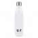 Personalised Custom Initials Name Double Wall Water Bottle White