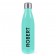 Personalised Custom Initials Name Double Wall Water Bottle Glass Aqua